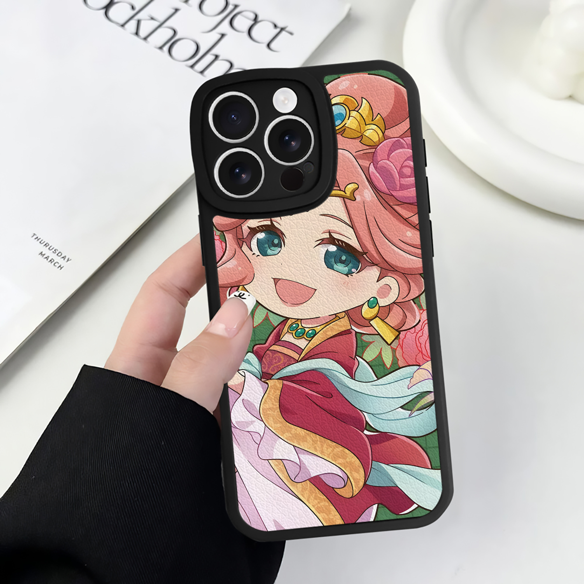薬屋のひとりごと The Apothecary Diaries 【iPhone 16シリーズ対応】シリコンスマホケース（レザー調） 材質：シリコン